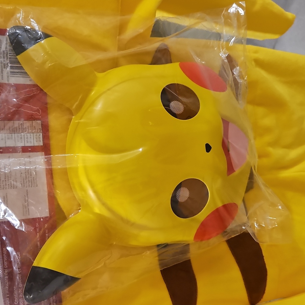 Pokemon Pikachu Kids Costume Size Medium 7-8 NEW - Picture 5 of 6
